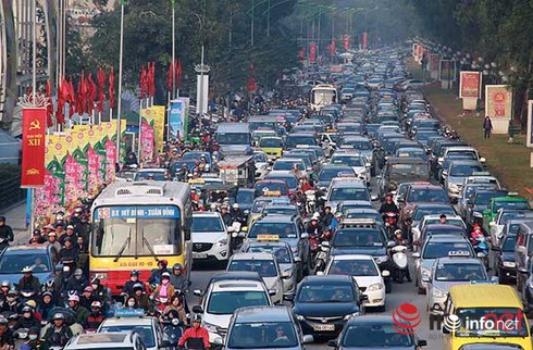 Phân luồng giao thông phục vụ Tết Bính Thân 2016 - ảnh 1