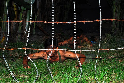 Lính trinh sát Tiểu đoàn 47 huấn luyện đêm - ảnh 2