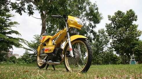 Thợ Sài Gòn độ xe cổ MBK Rock Racing mang đi Pháp - ảnh 1