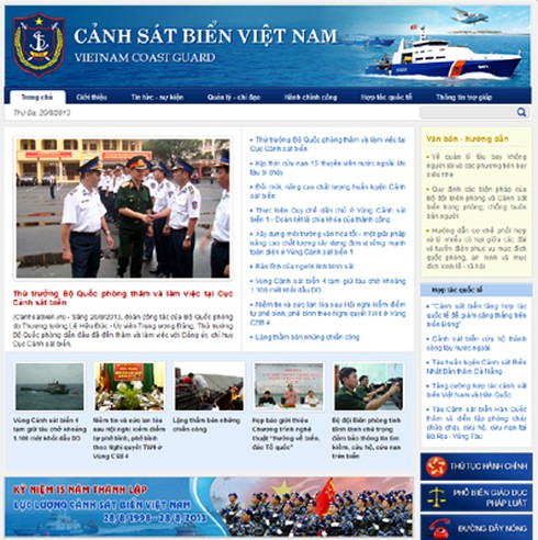 Cảnh sát biển Việt Nam chính thức ra mắt trang tin điện tử - ảnh 3