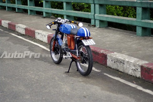Dân chơi Sài thành độ Honda 67 thành xe café racer 7