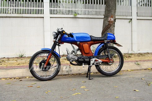 Dân chơi Sài thành độ Honda 67 thành xe café racer 5