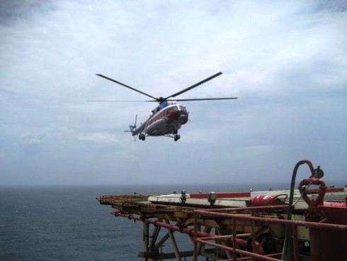 Sự cố trực thăng Mi-172 tại giàn khoan đã được xử lý an toàn - ảnh 1