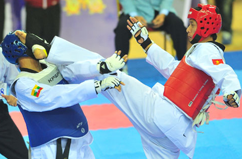 Taekwondo Việt Nam vượt chỉ tiêu HCV SEA Games 27: Niềm vui nhân đôi - ảnh 1
