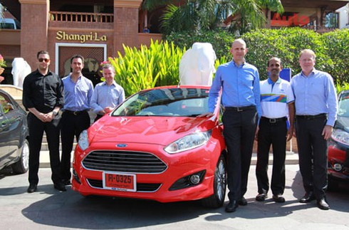 Các thành viên trong đội phát triển chiếc Fiesta mới