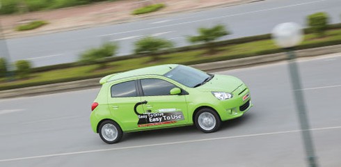 Chạy thử Mirage Mitsubishi: Tân binh xe giá rẻ - ảnh 1