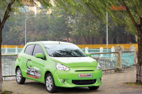 Chạy thử Mirage Mitsubishi: Tân binh xe giá rẻ - ảnh 2