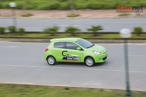 Chạy thử Mirage Mitsubishi: Tân binh xe giá rẻ - ảnh 9