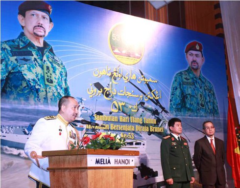 Quân đội VN chúc mừng quân đội Brunei nhân ngày thành lập lực lượng - ảnh 7