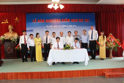 Lực lượng kiểm ngư nhận tàu hiện đại nhất KN-781 - ảnh 3