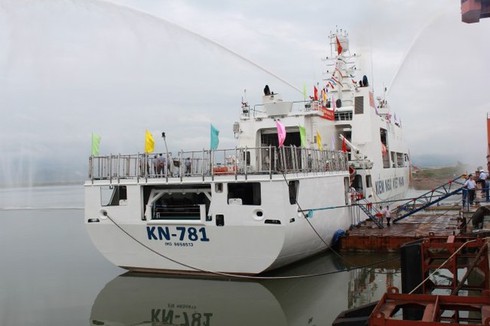 Lực lượng kiểm ngư nhận tàu hiện đại nhất KN-781 - ảnh 6