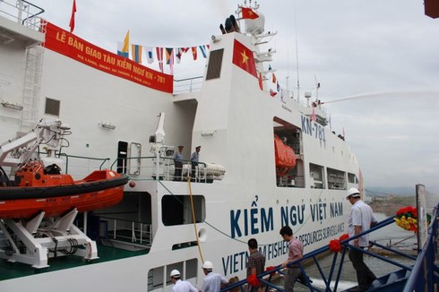 Lực lượng kiểm ngư nhận tàu hiện đại nhất KN-781 - ảnh 7
