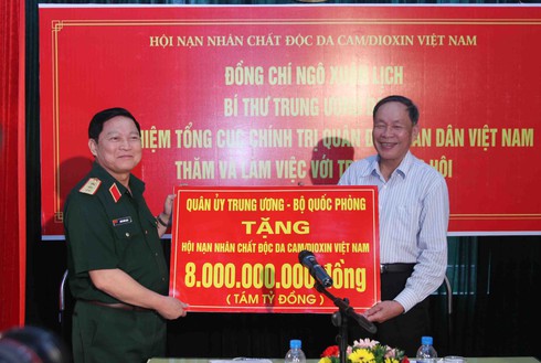 Bộ Quốc phòng hỗ trợ 8 tỷ đồng cho nạn chất độc dioxin Việt Nam - ảnh 3