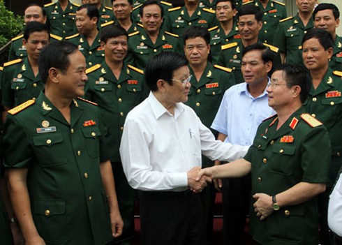 Chủ tịch nước kiểm tra sẵn sàng chiến đấu tại Quân đoàn chủ lực - ảnh 6