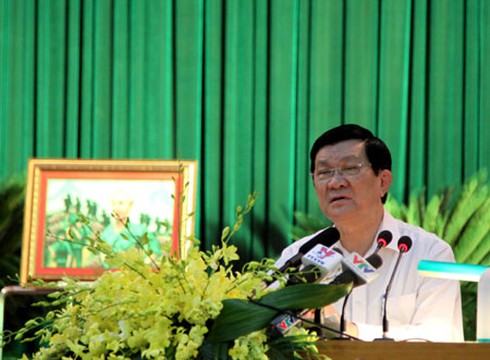 Chủ tịch nước kiểm tra sẵn sàng chiến đấu tại Quân đoàn chủ lực - ảnh 4