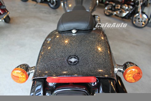 Harley Davidson Breakout 2014 sơn đốm ánh bạc ấn tượng tại Sài Gòn - ảnh 10