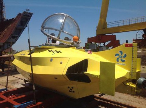 Việt Nam chế tạo thành công tàu lặn mi ni Hòa Bình - ảnh 2
