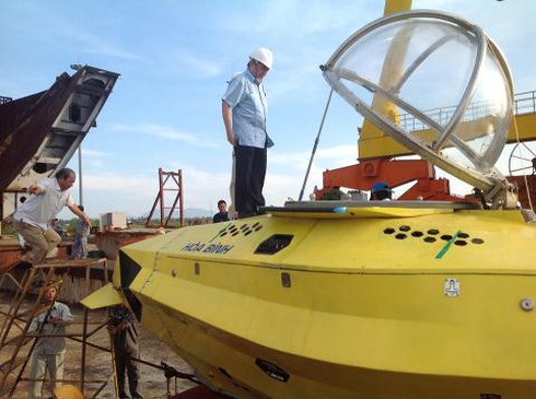 Việt Nam chế tạo thành công tàu lặn mi ni Hòa Bình - ảnh 3