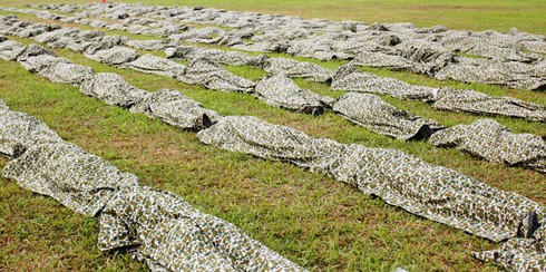 Đặc công ngụy trang biểu diễn khai mạc Giải bắn súng quân đội Asean - ảnh 6