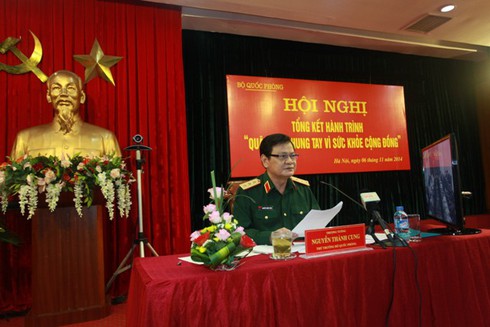 Quân đội đã hỗ trợ hơn 20 tỷ đồng cho Hành trình vì sức khỏe cộng đồng - ảnh 1
