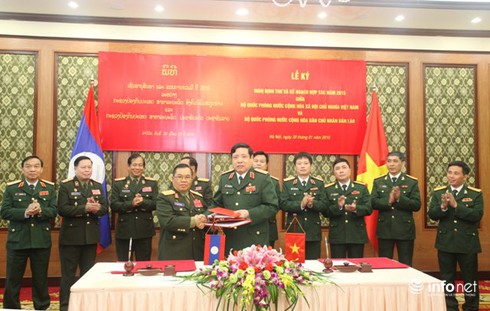 Quân đội Việt Nam-Lào tiếp tục tăng cường hợp tác - ảnh 3