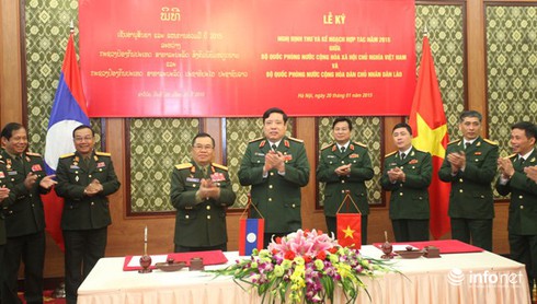 Quân đội Việt Nam-Lào tiếp tục tăng cường hợp tác - ảnh 4