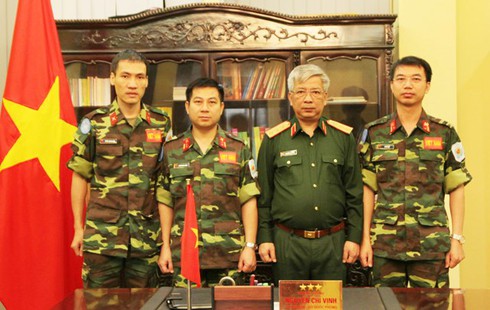 Thêm 3 sĩ quan VN gia nhập lực lượng gìn giữ hòa bình tại Trung Phi - ảnh 1