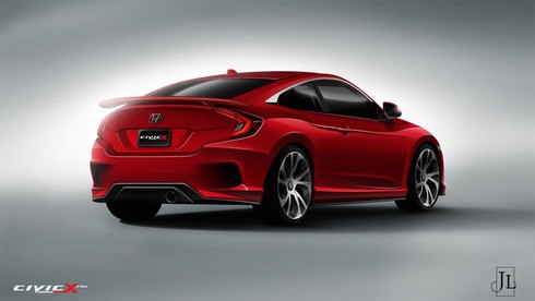 Honda sẽ sớm ra mắt Civic Coupe 2016 - ảnh 2