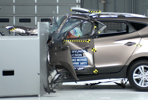 Xe Tucson của Hyundai bị đánh giá kém an toàn - ảnh 1
