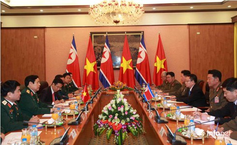 Hình ảnh Bộ trưởng Bộ các LLVT nhân dân Triều Tiên thăm Việt Nam - ảnh 7