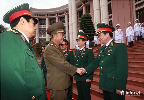 Hình ảnh Bộ trưởng Bộ các LLVT nhân dân Triều Tiên thăm Việt Nam - ảnh 5