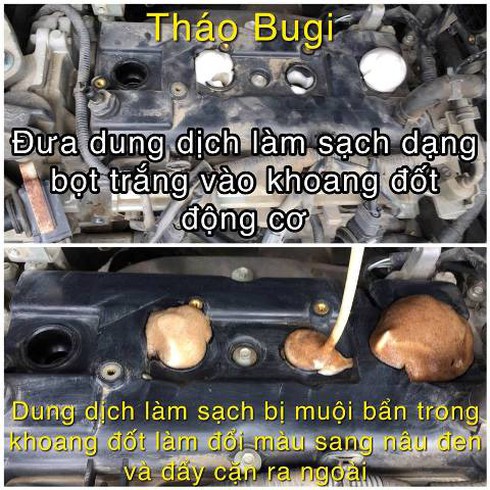 Cách làm sạch muội động cơ ô tô không phải tháo nắp máy - ảnh 3