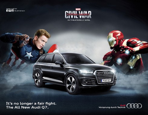 Tại sao các siêu anh hùng phim “Captain America: Civil War” đều chạy xe Audi? - ảnh 1