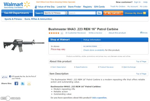 Những loại súng có thể mua tại siêu thị ở Mỹ - ảnh 2