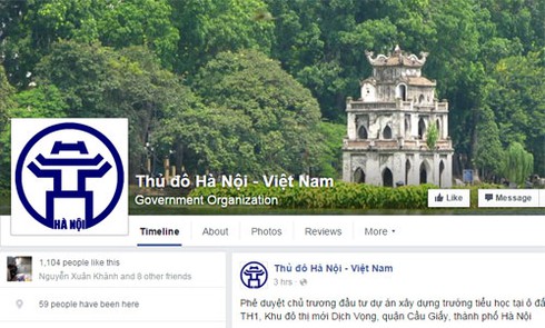 Chính quyền Hà Nội gần dân hơn qua kênh facebook - ảnh 1