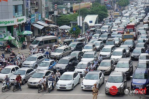 Mỗi ngày Hà Nội có thêm gần 1.000 ô tô, xe máy mới ...