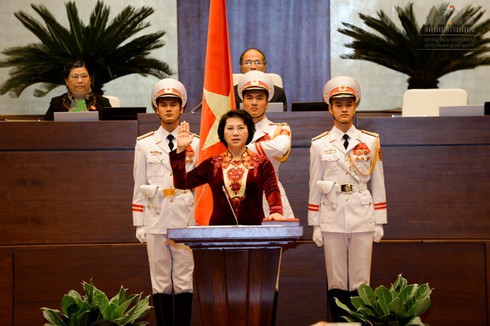 Lời tuyên thệ của tân Chủ tịch Quốc hội Nguyễn Thị Kim Ngân - ảnh 1