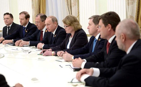 Chủ tịch nước Trương Tấn Sang hội đàm với Tổng thống Nga Putin - ảnh 3