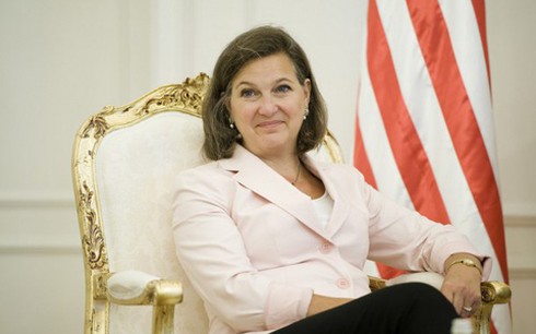 Mỹ sẽ tích cực tham gia giải quyết khủng hoảng Ukraine - ảnh 1