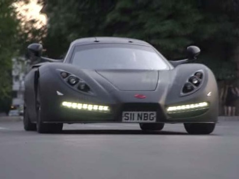 Cận cảnh siêu phẩm xe đua thương mại SIN Cars R1 trên phố - ảnh 4