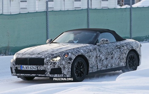 BMW Z5 bít bùng thử nghiệm trên đường tuyết - ảnh 2