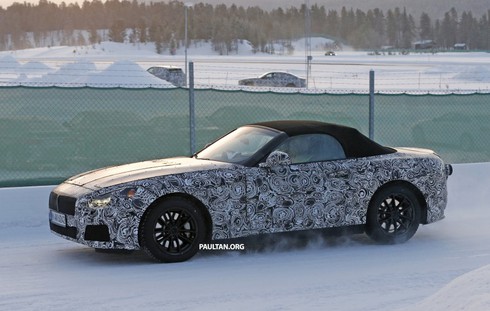 BMW Z5 bít bùng thử nghiệm trên đường tuyết - ảnh 3