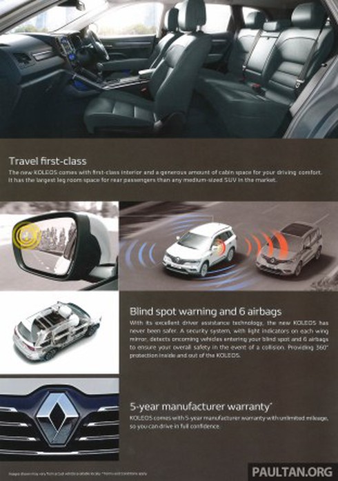 Renault Koleos 2016 lộ diện thông số kỹ thuật trước ngày cập bến tại Malaysia - ảnh 2