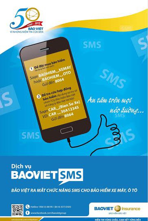 Mua bảo hiểm xe cơ giới chỉ với một tin nhắn - ảnh 1