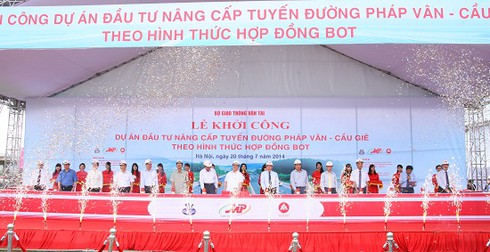 VietinBank tài trợ 5.909 tỷ đồng nâng cấp tuyến Pháp Vân-Cầu Giẽ - ảnh 1