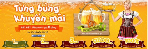 Lazada tưng bừng giảm giá từ 49% trong tháng 10 - ảnh 1