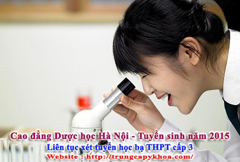 Tuyển sinh Cao đẳng Dược hệ chính quy năm 2015 - ảnh 1
