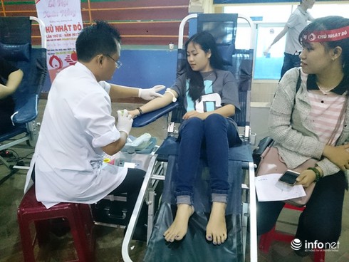 Hàng trăm sinh viên Huế hưởng ứng ngày “Chủ nhật đỏ” - ảnh 5