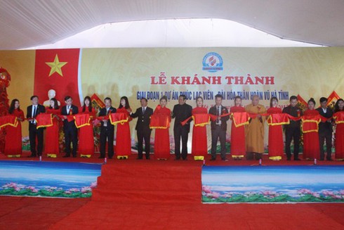 Hà Tĩnh: Khánh thành dự án Phúc Lạc Viên - Đài hóa thân hoàn vũ - ảnh 1
