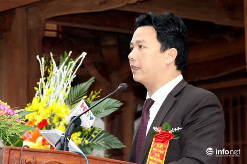 Chủ tịch nước Trần Đại Quang cắt băng khánh thành đền thờ vua Mai Hắc Đế - ảnh 5